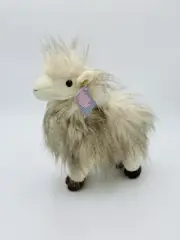 Cotton Candy Alpaca llama Long Hair Plush Toy Stuffed Animal 33cm