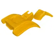 KTX PRO for Kawasaki KXT 250 84 - 85 Tecate 3 Heavy Duty Front Fender -YELLOW