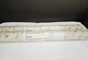 2 rolls of Vintage INTEX fabric-backed vinyl wallpaper Flower Pattern