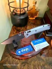 NEW BENCHMADE KNIVES 535BK-4 *AIRCRAFT ALUMINUM BUGOUT* BOHLER M390 AXIS-LOCK