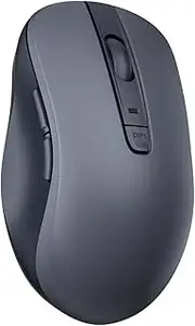 Lenovo Bluetooth Silent Mouse (WL300) - 5 Button Left Click and Right Silent Computer Mouse - Sculpted Grip, Microsoft Swift pair, up to 1600 dpi
