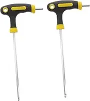 TEHAUX Long Arm Wrench t Handle Ratchet Set 5mm Key for Home Mechanical Repair Tool