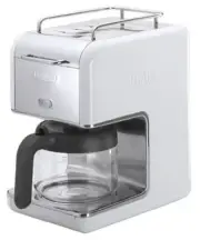 DeLonghi kMix Boutique Drip Coffee Maker 6 Cups White CMB6-WH 75928431