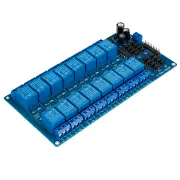 4Pcs 12V 16CH Channel Relay Module With Optocoupler For PIC AVR DSP ARM