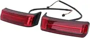 Turn Signal Indicator Motorcycle Led Saddlebag Turn Signal Light Rear Running Brake Lights For Harley Touring Street Glide Road King CVO 2014-2022 (Color : Red, Size : 1)
