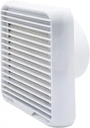 Extractor fan Ventilation Fans Bathroom Ventilator Fan Household Wind Pressure Shutter Type Exhaust Fan 8" Kitchen Range Fume Ventilator Fan With 7 Fan Blades, White, 23W, 47dB Exhaust Fan (Size : 8 i