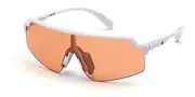 Adidas SP0028 21L Men's Sunglasses White Size 99