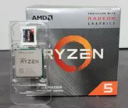 AMD Ryzen 5 3400G 2nd Generation Quad-Core; 8 Thread; 3.7 GHz