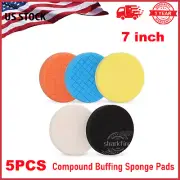 7 inch Compound Buffing Sponge Pads for Car Buffer Polisher Polishing and Waxing