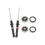 Pair Rear KYB Shock Absorbers + Strut Top Mount Kit for BMW 5 Series E60 02-10