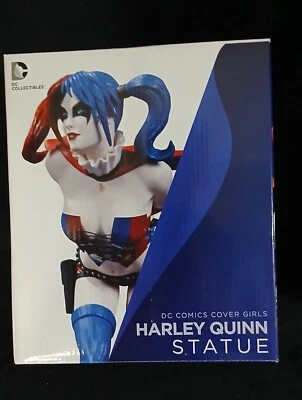 DC Comics Cover Girls "Harley Quinn" Statue DC Collectibles NIB 9 Inch