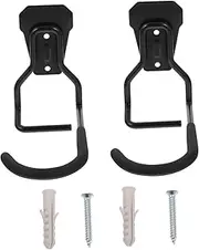 2Pcs Heavy Duty Bike Garage Hook Rack Large Screw Hooks for Wall Mounting Space Saving Bicycle Storage for Garage Home Apartment