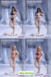 TBLeague PLMB2022-T04/T05 1/12 Female Pale/Suntan Big Bust 6in Figure Head Body