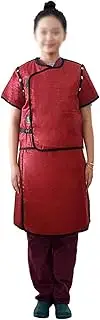 [KJIASDFE] X-Ray Shield 0.5mmpb Lead Apron Red Radiation Suit X-Ray Radiation Lead Apron X-Ray Shield Adult for Dental Clinics,Pet Hospitals,Surgical Center Lead Xray Vest