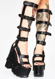 [Y.R.U.] Nightcall Hi Platform Heels