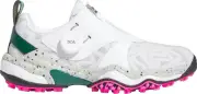 adidas Womens Codechaos BOA 25 Golf Shoes White/Silver Metallic/Green IG8751