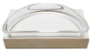 Clear Acrylic Craps Dice Boat Bowl New in Box