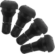 Cabilock Standard Vehicle Tire Valve Stems 4 Pack Easy Install Leakproof Design Tubeless Valve Stems for Efficient Tire Inflation Multipurpose