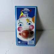 Vintage Plastic Clown Nose in Original Package Creepy Creatures 1987 Sealed