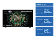 "TCL 75"" C6K QD Mini LED Google TV 2025"