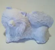 Ceramic Bisque Spitz Dog