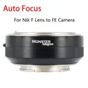 Monster Adapter LA-FE1 Lens Adapter for Nikon F Lens to Sony E FE A7R4 A9 Camera