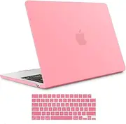 2022-2025 MacBook Air 13 inch case M2 A2681 M3 A3113 M4 A3240 Hard Shell Case Keyboard Cover Pink
