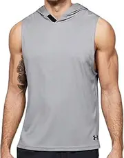 [Under Armour] Men's HeatGear Velocity Loose Fit Sleeveless Hoodie Shirt