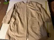 Chicos Plush Knit Topper One Jacket size 4 - 20/22 NWT $159 Dusty Cedar