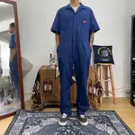 DICKIES 藍色 短袖 連身工作服 COVERALLS LR 古著 二手