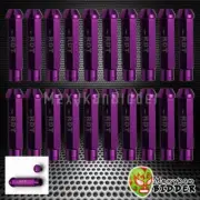 20x Purple Closed End Aluminum Extended 95mm Lug Nuts Fro Wheel Thread M12x1.5mm (for: Jaguar)