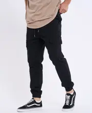 [Nena and Pasadena] Thundercat Jogger Pants Black 28