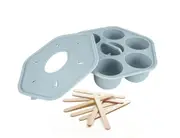 Silicone Baby Food Freezer Trays & Icy Pole Moulds - Duck Egg - (Popsicle Mold)