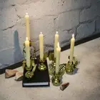 Exquisite Craftsmanship Wedding Structure Taper Candle Holder Gold Candlestick