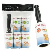 5-Pack Lint Rollers for Pet Hair, Lint Remover Clothes Roller Extra Sticky-New