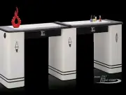Nail Manicure Table Station Double Size ...Dust Extractor Optional