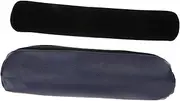 AKOOSY PU Leather Jewelry Storage Bag Dark Blue Bracelet Organizer Pouch with Removable Black Sponge Roll for Traveling for Bangle and Watch Display