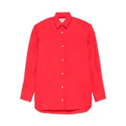 [Fiorucci] Fiorucci Embroidered Shoulder-padded Shirt 40 IT RED