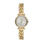 Fossil Carlie Three-Hand Gold-Tone Stainless Steel Watch ES5329 1 Yellow Gold