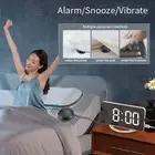 Digital Loud Alarm Clock Vibrating Clock USB Powered Night Light Seniors