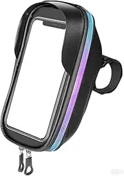 Handlebar Bags for Bicycles | Front Frame Tube Phone Pouch - Water-Resistant Phone Storage Bag for Outdoor Adventure Mountain Bike Camping Touring Biking