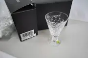 New Waterford Crystal Aran Stitch 6.5” Stemmed Wine Glasses NIB Set Of 3