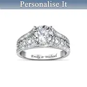 Alfred Durante 'One Love' Personalised Engraved Ring