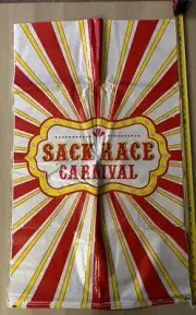 12 CARNIVAL CIRCUS Party POTATO SACK Lot RACE GAME - Sandbags, Poly Bags, Empty