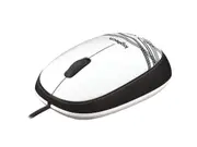 Logitech M105 Wired USB Mouse, 3-Buttons, 1000 DPI Optical Tracking, Ambidextrous - White