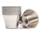 Ramekins Stainless Steel Condiment Sauce Cups, Metal Ramekins, Commercial Gra...