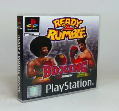 PS1 Playstation Storage Case - Ready 2 Rumble Boxing - NO GAME