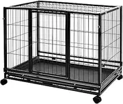 AmazonBasics Heavy Duty Stackable Pet Kennel with Tray, 91.44 CM
