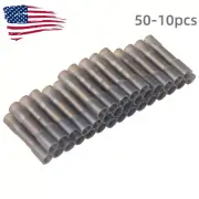50x 14-12AWG Black Wire Butt Connectors Heat Shrink Waterproof Splice Terminals