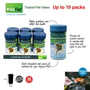 Tropical Fish Flake AQUARIUM FISH FLAKE FOOD Up to 360g For All Tropical Fish